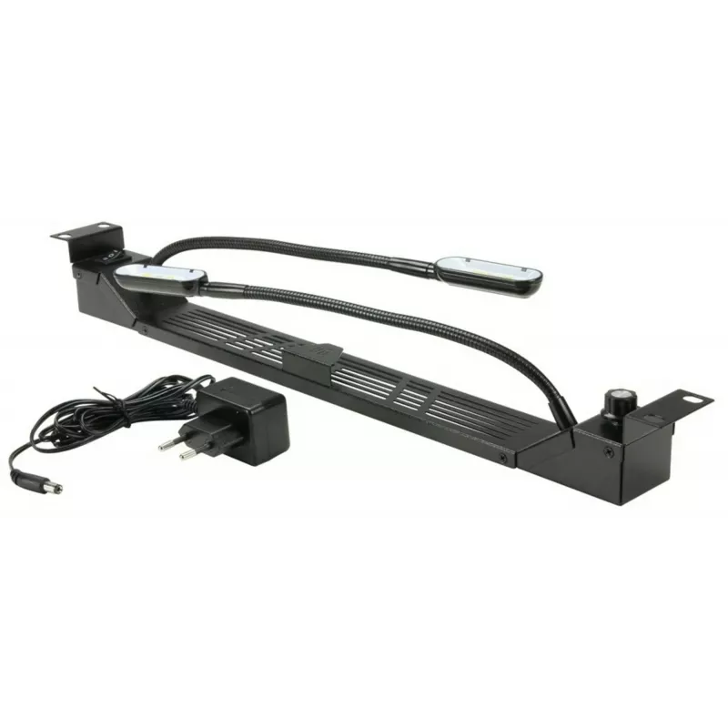 DSIT lampada LED a collo di cigno 19 inch con dimmer - bianco/blu