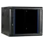 Armadio server reversibile a parete DSIT DS6609-DOUBLE con porta in vetro, larghezza 600 mm