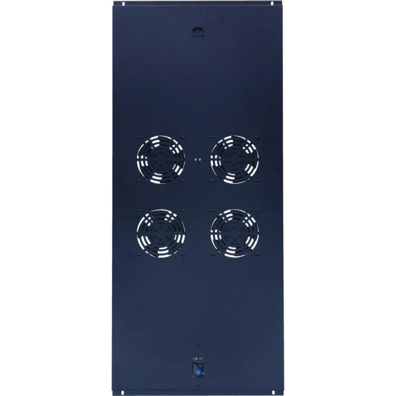 DSIT DS-FT120 unità ventole da tetto per rack server 1200mm - 4 ventole con termostato, 480 m³/h, 230V, nero