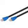 DSIT DANICOM cavo UTP outdoor CAT6 – 75 m, nero, 100% rame, resistente ai raggi UV, 23 AWG, cavo Ethernet bulk (DC-OUT-60-750)