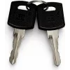 DSIT set chiavi di ricambio per porte armadi esterni (9U-22U) - 2 chiavi, DS-KEY-OUT-M