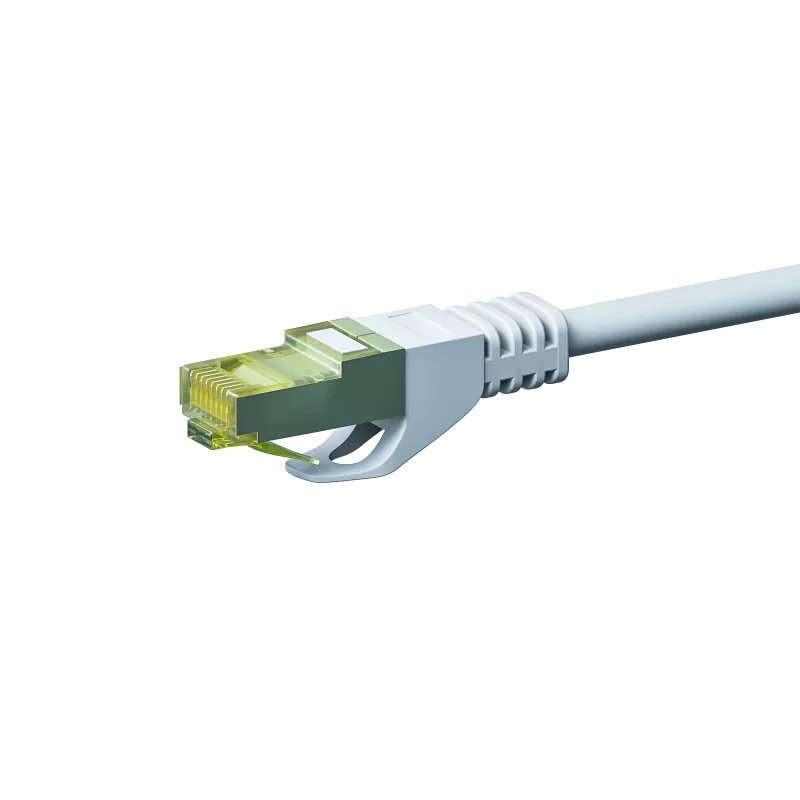 DSIT cavo di rete RJ45 S/FTP PiMF con cavo CAT 7 bianco - 1m