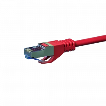 DSIT cavo di rete CAT 6a LSOH - S/FTP - 1,50 m - rosso (DC-6A5-015)