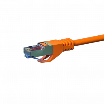DSIT CAT 6a S/FTP LSOH cavo di rete 1m arancione