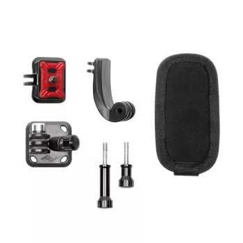 Peak Design POV-2 Kit di fissaggio per action camera per Capture Clip, nero