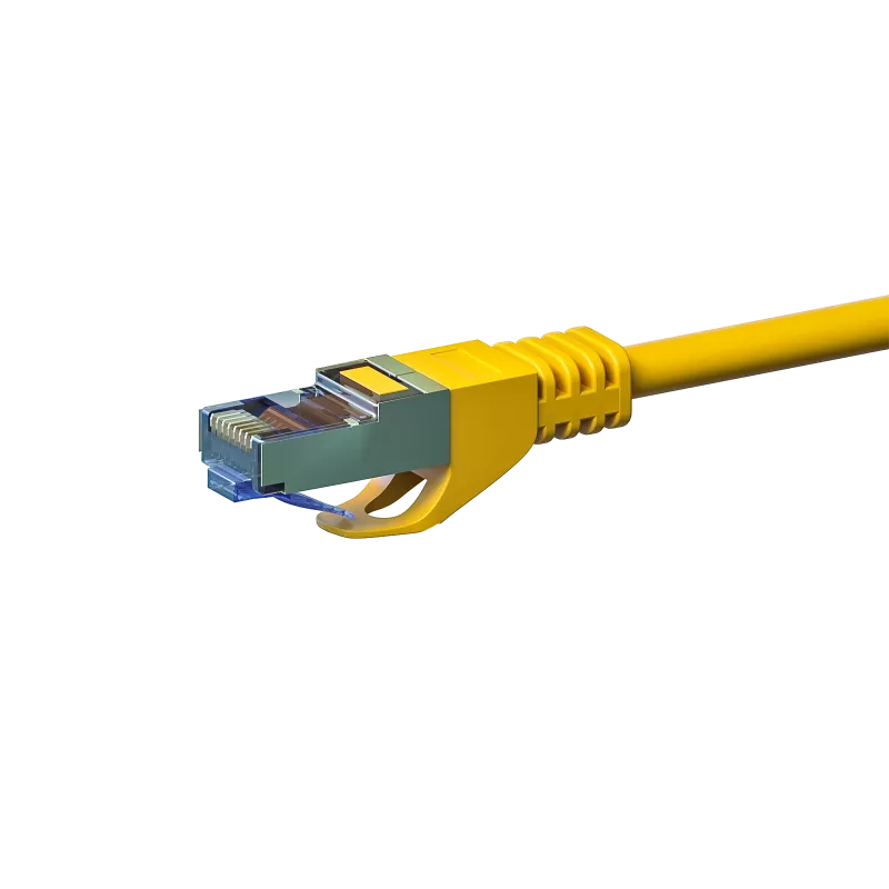 DSIT CAT 6a S/FTP LSOH Cavo patch di rete, 15 m, giallo