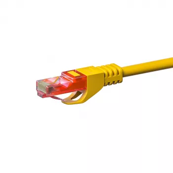 DSIT DC-67-100 CAT6 U/UTP Cavo di rete, 10 m, giallo, 100 % rame