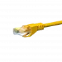 DSIT CAT 6 U/UTP Cavo patch di rete, 2m, giallo, CCA, RJ45, Gigabit Ethernet