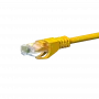 Cavo patch di rete DSIT CAT5e U/UTP, 1 m, giallo, 100% rame, RJ45, Gigabit Ethernet