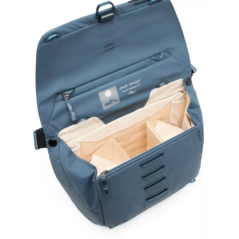 Peak Design Everyday Messenger V2 borsa a tracolla, 13L, ocean (BEDM-13-DS-3)