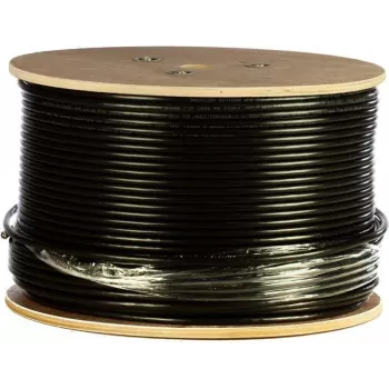 Cavo per esterni DSIT DANICOM CAT6 UTP 305m con conduttore massiccio e guaina PE (Fca) - nero