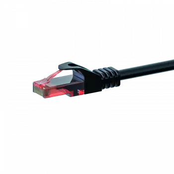 DSIT Cat6 U/UTP cavo patch Ethernet, 1 m, nero, 100% rame (DC-60-010)