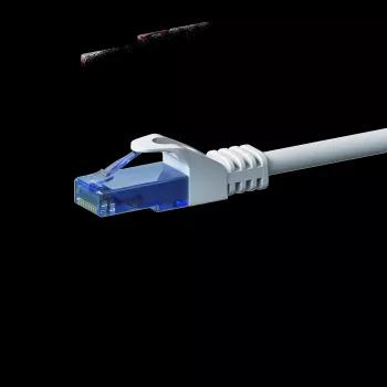 DSIT CAT6a cavo di rete 100% rame - U/UTP - 15 metri - bianco (DC-U6A2-150)