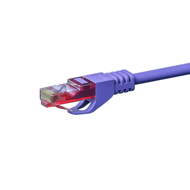 DSIT CAT6 Cavo di rete U/UTP 50m viola 100% rame - DC-68-500
