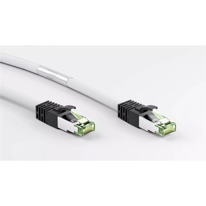 DSIT CAT 8 S/FTP PiMF Cavo di rete RJ45, bianco, 5m