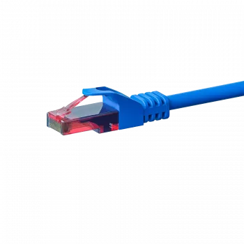 DSIT DC-64-001 Cavo di rete CAT6 U/UTP, 0,15 m, blu, 100% rame