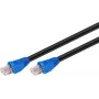 DSIT DANICOM CAT6 Cavo UTP per esterni 15m nero RJ45
