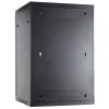 DSIT Armadio server a parete 27U con porta in vetro, 600x600x1300 mm, nero