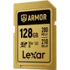 Lexar Professional ARMOR GOLD 128GB SDXC UHS-II V60 scheda di memoria (LSDAMGL128G-RNNNG)