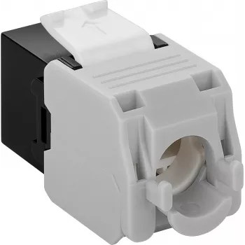 DS-IT connettore di rete keystone CAT6a UTP - senza attrezzi - nero (DS-KC-UTP6A-TL-1)