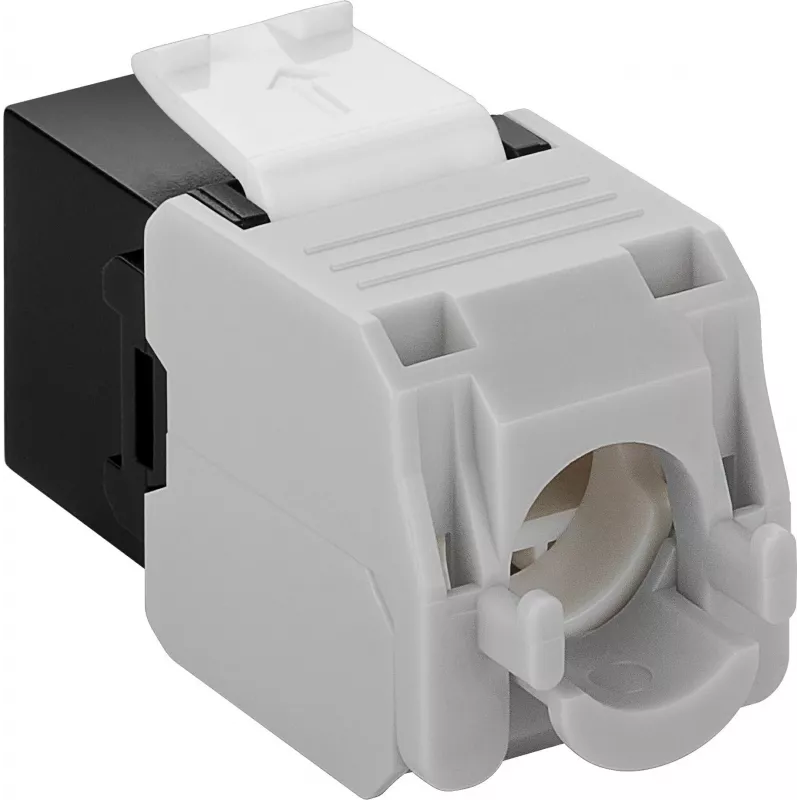 DS-IT connettore di rete keystone CAT6a UTP - senza attrezzi - nero (DS-KC-UTP6A-TL-1)