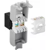 DS-IT connettore di rete keystone CAT6a UTP - senza attrezzi - nero (DS-KC-UTP6A-TL-1)