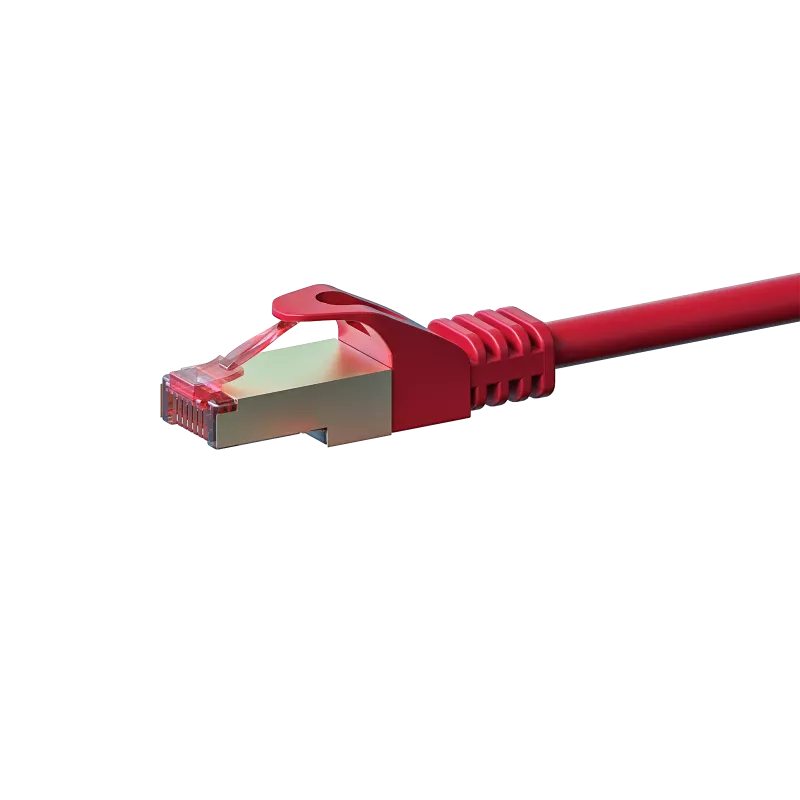 DSIT CAT 6 cavo di rete LSOH - S/FTP - 0,50 metri - rosso