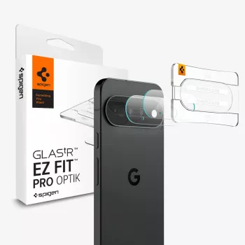 Spigen Optik Pro Glas.tR EZ Fit protezione fotocamera confezione da 2 per Google Pixel 11 chiaro