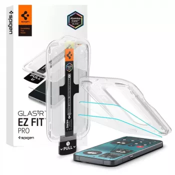 Spigen Glas.tR EZ Fit Pro AC HD pellicola protettiva display confezione da 2 per Nothing Phone 4a Pro - chiaro, vetro temperato