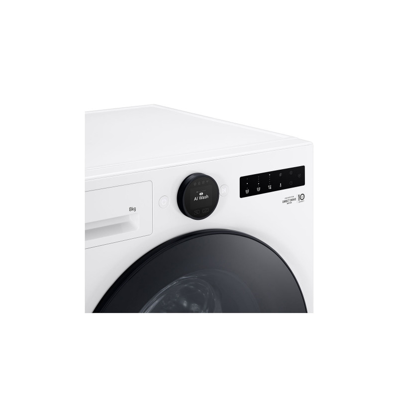 LG F4WX808YC lavatrice 8 kg 1400 giri/min con AI DD e Steam+ - bianco