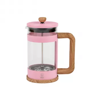 Leopold Vienna Franca French press per caffè e tè, rosa, 600 ml