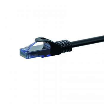 Cavo patch di rete DSIT CAT6a U/UTP, 100% rame, 0,15 m, nero