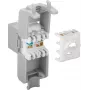 Presa di rete keystone DS-IT CAT6a UTP - senza attrezzi - grigio (DS-KC-UTP6A-TL-2)