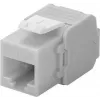 Presa di rete keystone DS-IT CAT6a UTP - senza attrezzi - grigio (DS-KC-UTP6A-TL-2)