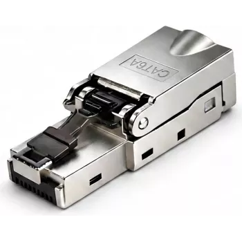 Connettore di rete DSIT S/FTP CAT6a RJ45 senza attrezzi per cavo a trefoli