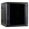 DSIT DS6612-DOUBLE Armadio rack a parete reversibile con porta in vetro, 600 mm di larghezza