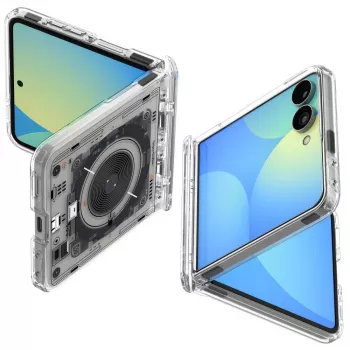 SPIGEN Ultra Hybrid Pro Custodia MagSafe per Samsung Galaxy Z Flip8 Neo One – trasparente