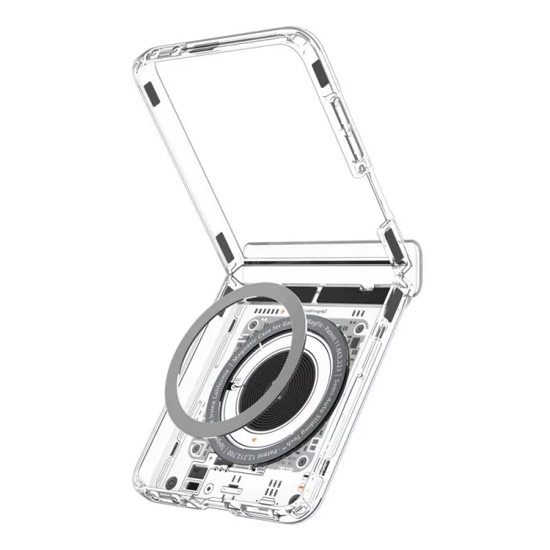 SPIGEN Ultra Hybrid Pro Custodia MagSafe per Samsung Galaxy Z Flip8 Neo One – trasparente