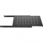 DSIT DS-UH80 Ripiano scorrevole per rack 1U, portata 18 kg, profondità 640 mm, nero