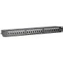 DSIT Patch panel di rete CAT 6 FTP 19 pollici 24 porte 1U LSA lamiera d'acciaio DS-Patch6-24FTP