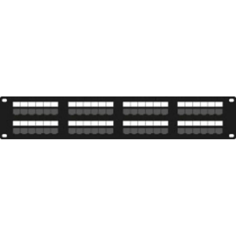 DSIT DS-Patch6-48UTP Patch panel di rete CAT6 UTP 19 pollici 48 porte, 1U, nero