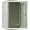 DSIT Armadio server a parete 12U con porta in vetro, bianco, 600x600x635 mm