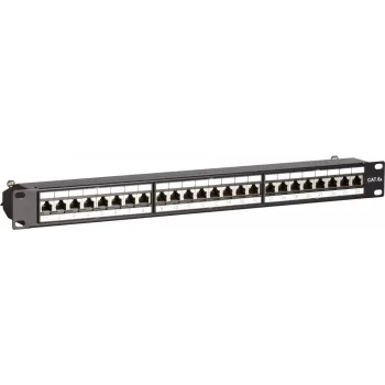 DSIT patch panel CAT 6a STP 24 porte per montaggio rack 19