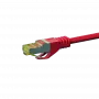 DSIT cavo di rete RJ45 S/FTP (PiMF) Cat.7 patch, rosso, 0,25 m