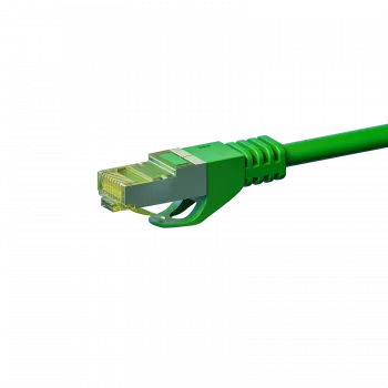 DSIT cavo patch di rete Cat.7 S/FTP PiMF, RJ45, verde, 0,25 m