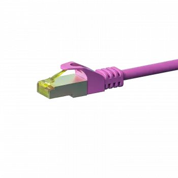 DSIT cavo di rete Cat.7 S/FTP PiMF RJ45, rosa, 3m