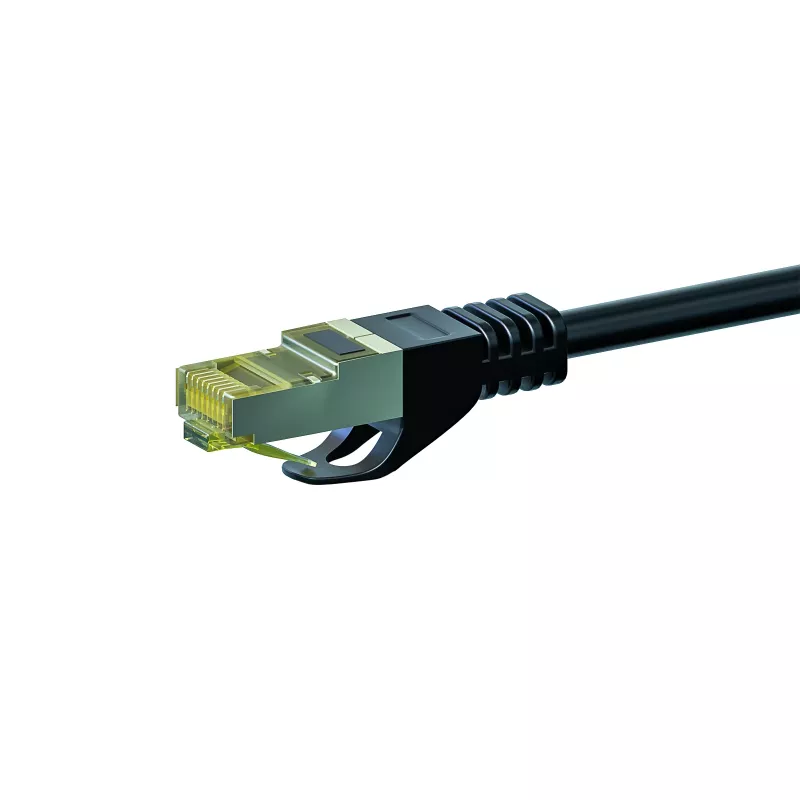 DSIT cavo patch di rete Cat.7 S/FTP PiMF RJ45, 30 m, nero