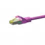 DSIT cavo di rete RJ45 S/FTP (PiMF) Cat.7, rosa, 50m (DC-79-500)