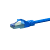 DSIT cavo patch di rete CAT 6a S/FTP LSOH, 0,5 m, blu