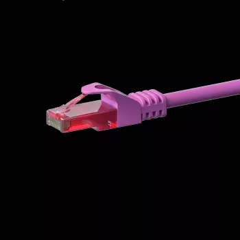 DSIT CAT6 cavo patch di rete U/UTP, 15 m, rosa, 100% rame (DC-69-150)